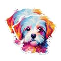 (2 Pack) Maltese Dog Breed Stickers - 5 Inches On Longest Side - Choose from Over 100 Dog Breeds - for Cars, Trucks, Skateboards, Laptops - Made in USA - BMCS1898