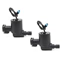 2 Pack Micro Water Flow Power Generator, 2-10L/min Flow Rate, 2-7.5V AC Clean Energy Hydroelectric Generator with 12mm Quick Connect for Faucet