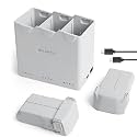 2 Pack Mini 3 Series Intelligent Flight Battery Plus with Two-Way Charging Hub for DJI Mini 4 Pro - 3850mAh-7.38V Drone Replacement Battery Pack with Charging Hub Combo for DJI