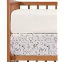 2-Pack Mini Crib Sheets Fitted - Pack N Play Sheets - 38 x 24in, Zoo Sketch