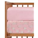 2-Pack Mini Crib Sheets Fitted - Pack N Play Sheets - 38 x 24in, Swans