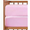 2-Pack Mini Crib Sheets Fitted - Pack N Play Sheets - 38 x 24in, Pink Duo