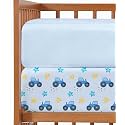 2-Pack Mini Crib Sheets Fitted - Pack N Play Sheets - 38 x 24in, Night Farm