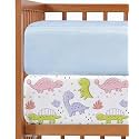 2-Pack Mini Crib Sheets Fitted - Pack N Play Sheets - 38 x 24in, Dinos