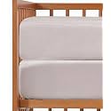 2-Pack Mini Crib Sheets Fitted - Pack N Play Sheets - 38 x 24in, Stone Grey