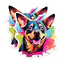 (2 Pack) Miniature Pinscher Dog Breed Stickers - 5 Inches On Longest Side - Choose from Over 100 Dog Breeds - for Cars, Trucks, Skateboards, Laptops - Made in USA - BMCS1900