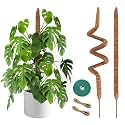2 Pack Moss Pole 48 Inch Monstera Plant Sticks Support Tall Long Stakes