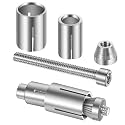 2 Pack Motorcycle Bar Ends Mounting Screw Set Universal 13mm-24mm Handlebar Expansion Screws for 7/8'' Handle Bar Grip End Caps Silder Handle Bars Plug Side Mirror Electric Dirt Bike Scooter Silver