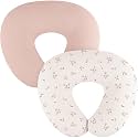 MairMore 2 Pack Muslin Baby Nursing Pillow Covers，Cover Only