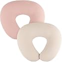 MairMore 2 Pack Muslin Baby Nursing Pillow Covers，Cover Only