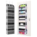 TAHAVICE 2 Pack Over the Door Storage Organizer, 5 Large &amp; 10 Mesh Pockets