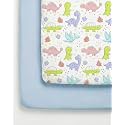2-Pack Pack N Play Sheets - Playard Mattress Sheets - 38 x 26in, Dinos