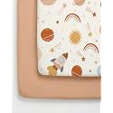 2-Pack Pack N Play Sheets - Playard Mattress Sheets - 38 x 26in, Space Boy