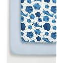 2-Pack Pack N Play Sheets - Playard Mattress Sheets - 38 x 26in, Plane Sky