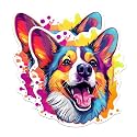 (2 Pack) Pembroke Welsh Corgi Dog Breed Stickers - 5 Inches On Longest Side - Choose from Over 100 Dog Breeds - for Cars, Trucks, Skateboards, Laptops - Made in USA - BMCS1917