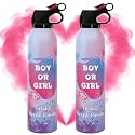 2 Pack Pink Gender Reveal Smoke Bombs, Color Powder or Dust for Gender Announcement Idea, Baby Shower Decoration, Supply, Party, Photo Shoot