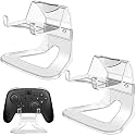 Svetaecho 2 Pack Portable Game Controller Stand Compatible with Nintendo Switch/PlayStation/Xbox Controller, Universal Gamepad Display Stand Holder Desktop Controller Supporter Phone Holder