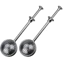 2 Pack Powder Sugar Shaker Sifter Duster Baker's Dusting Wand Dispenser for Flour Spices Sugar Tea Strainer Steeper Tea Balls for Loose Tea