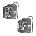 2 Pack Quality Replacement Blood Pressure Extra Large Cuff Compatible with Omron BP Monitors 22-52CM Big Arm, Universal 4.6mm Interface Adjustable XL Blood Pressure Cuff for Adult Big Arms Home Use