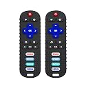 2 Pack Remote Control Shape Teether for Baby,Babies Toy, TV Remote Control,Silicone Remote Control Teething Toys