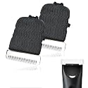 2 Pack Replacement Blade Head for Manscapes Lawns Mowers Series 2.0 3.0 4.0, Hygienic Snap-In Groin Hair Trimmer Blades with Skin Protect Tech