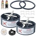 2-Pack Replacement Extractor Blade Set for NutriBullet 600w/ 900w Pro