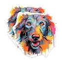 (2 Pack) Scottish Deerhound Dog Breed Stickers - 5 Inches On Longest Side - Choose from Over 100 Dog Breeds - for Cars, Trucks, Skateboards, Laptops - Made in USA - BMCS1942