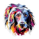 (2 Pack) Scottish Deerhound Dog Breed Stickers - 5 Inches On Longest Side - Choose from Over 100 Dog Breeds - for Cars, Trucks, Skateboards, Laptops - Made in USA - BMCS1943