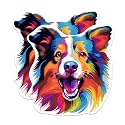(2 Pack) Shetland Sheepdog Dog Breed Stickers - 5 Inches On Longest Side - Choose from Over 100 Dog Breeds - for Cars, Trucks, Skateboards, Laptops - Made in USA - BMCS1947