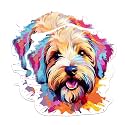 (2 Pack) Soft Coated Wheaten Terrier Dog Breed Stickers- 5 Inches On Longest Side - Choose from Over 100 Dog Breeds - for Cars, Trucks, Skateboards, Laptops - Made in USA - BMCS1961