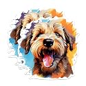 (2 Pack) Soft Coated Wheaten Terrier Dog Breed Stickers- 5 Inches On Longest Side - Choose from Over 100 Dog Breeds - for Cars, Trucks, Skateboards, Laptops - Made in USA - BMCS1963