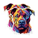 (2 Pack) Staffordshire Bull Terrier Dog Breed Stickers- 5 Inches On Longest Side - Choose from Over 100 Dog Breeds - for Cars, Trucks, Skateboards, Laptops - Made in USA - BMCS1967
