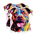 (2 Pack) Staffordshire Bull Terrier Dog Breed Stickers- 5 Inches On Longest Side - Choose from Over 100 Dog Breeds - for Cars, Trucks, Skateboards, Laptops - Made in USA - BMCS1964