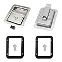 2 Pack Stainless Heavy Duty Flush Mount Handle Latch for Trailer Toolbox