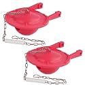2 Pack Toilet Flappers Compatible with TOTO Flapper Model THU138S, 3-Inch
