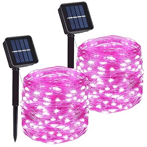 200 led solar fairy string lights 2 pack christmas copper wire lights