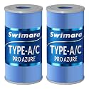 2-Pack Type A/C Pool Filter Cartridges 8x4.25 in, Pro Azure Series