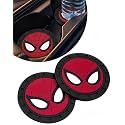 2‑Pack Universal Car Cup Coasters, Anti‑Slip for Marvel Spiderman Fans