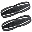 2 Pack Universal Child Seat Chest Harness Clip and Baby Seat Safety Belt Clip Buckle Universal Replacement for Kids Trend Adjustable Guard (Black)