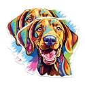 (2 Pack) Vizsla Dog Breed Stickers- 5 Inches On Longest Side - Choose from Over 100 Dog Breeds - for Cars, Trucks, Skateboards, Laptops - Made in USA - BMCS1971