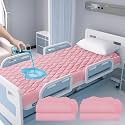 Waterproof Hospital Mattress Cover Protector Bed Sheet 36" x 80" x 9" Hospital Grade Incontinence Protection, Breathable Fabric for Elderly, Adults Machine Washable(2 Pack,Pink)