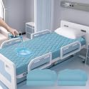 Waterproof Hospital Mattress Cover Protector Bed Sheet 36" x 80" x 9" Hospital Grade Incontinence Protection, Breathable Fabric for Elderly, Adults Machine Washable(2 Pack,Blue)