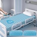 Waterproof Hospital Mattress Cover Protector Bed Sheet 36" x 80" x 9" Hospital Grade Incontinence Protection, Breathable Fabric for Elderly, Adults Machine Washable（2 Pack,Blue）