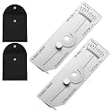 2 Pack Welding Gauge, Stainless Steel Weld Inspection, Imperial