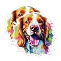 (2 Pack) Welsh Springer Spaniel Dog Breed Stickers- 5 Inches On Longest Side - Choose from Over 100 Dog Breeds - for Cars, Trucks, Skateboards, Laptops - Made in USA - BMCS1976