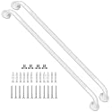 2 Pack White Grab Bars, 36 Inch Grab Bar for Bathtubs and Showers