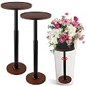 2 Pack Wooden Plant Risers for Inside Pot Adjustable Height 7.9-13.8 Inch