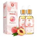 Bassi Yoni Essential Oil Organic Feminine Oil, Peach, 2 Pack, 1 fl oz