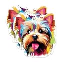 (2 Pack) Yorkshire Terrier Dog Breed Stickers- 5 Inches On Longest Side - Choose from Over 100 Dog Breeds - for Cars, Trucks, Skateboards, Laptops - Made in USA - BMCS1981
