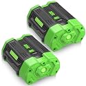 2 Packs 3Ah 56 Volt BA1400T Battery Replacement for EGO 56V Batteries BA2800 BA4200 BA5600 Compatible with EGO CS1604 CS1804 CS1403 HT2400 LB6504 LB5804 LB6500 LB4800 PH1400 Power Tools(Black)